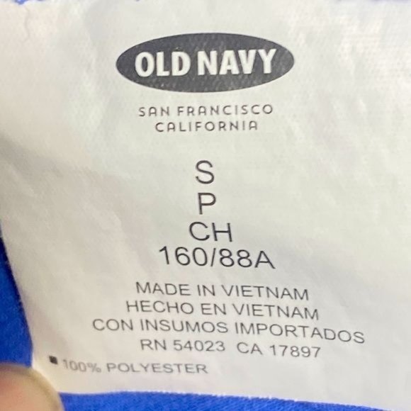 Old Navy Sexy & Sheer Dressy Royal Blue Hi-Lo Tank Top Size SP - Picture 6 of 8